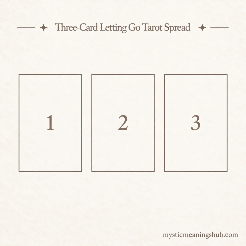 Three-Card Letting Go Spread