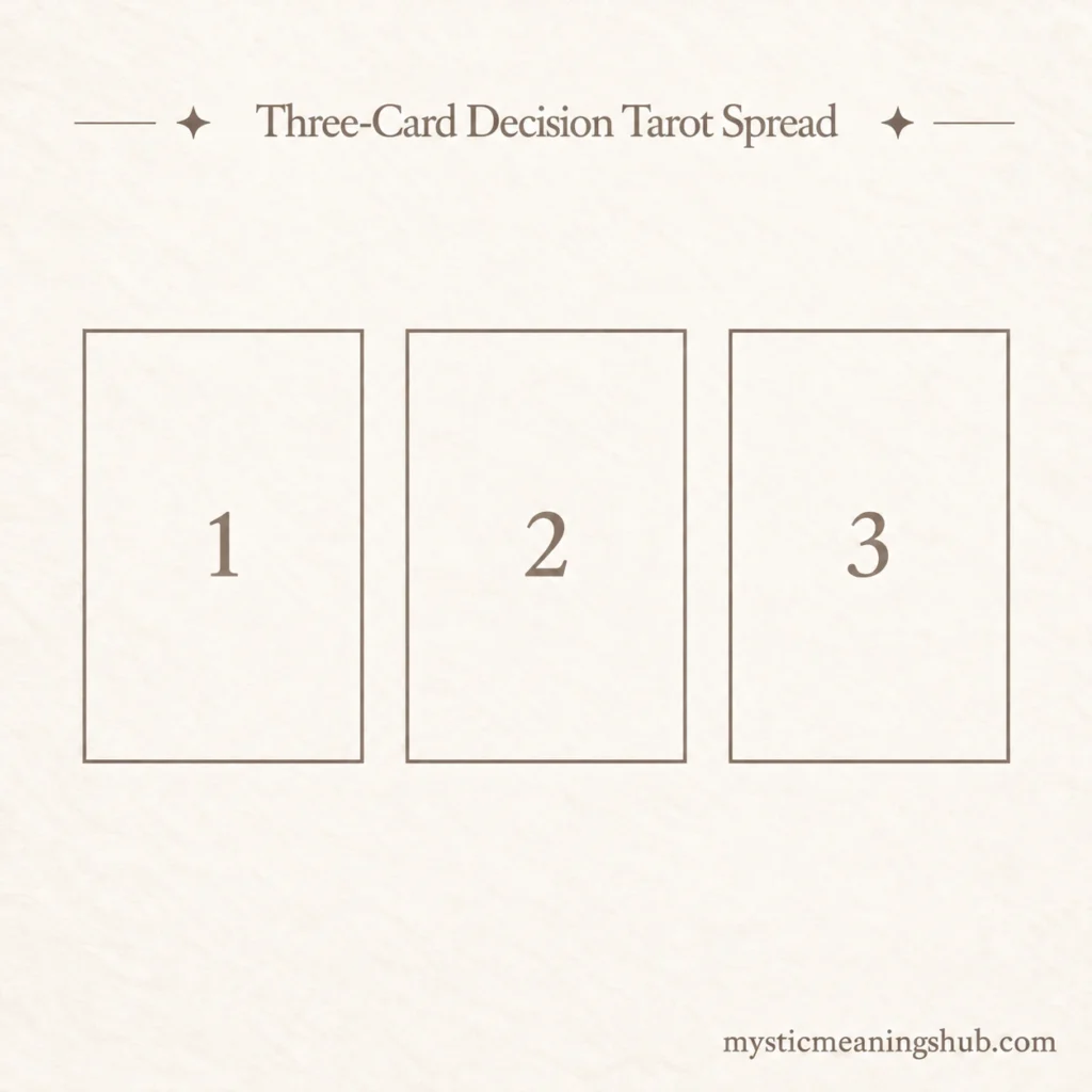Three-Card Decision Spread